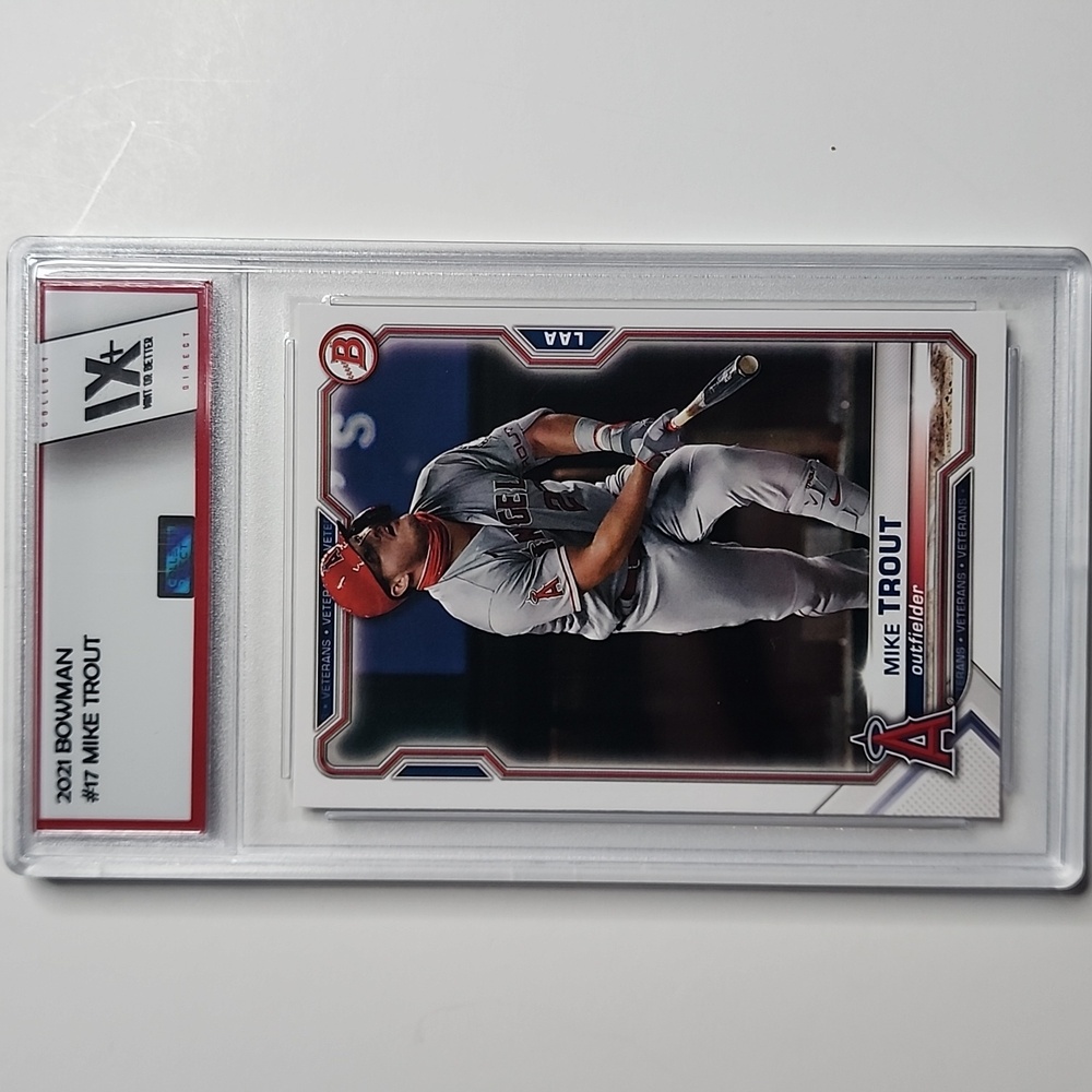 Mike Trout ~ 2021 Bowman ~ Collect Direct 9+